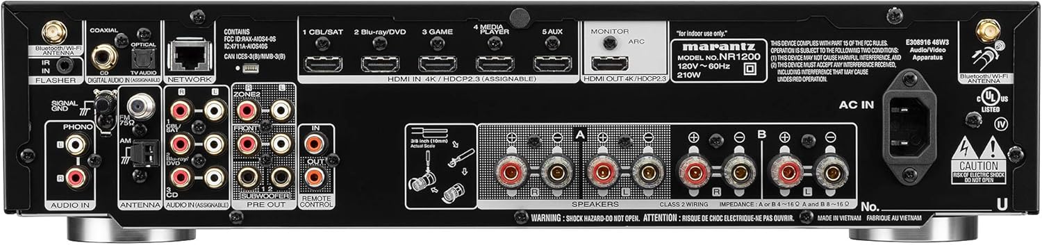 Black Friday - 40% OFF Marantz NR1200 AV Receiver (2019 Model) | 2-Channel Home Theater Amp | Wi-Fi, Bluetooth, Heos + Alexa | Immersive Movies, Music & Gaming | Auto Low Latency Mode for Xbox One | Smart Home Automation, Black One-Day Sale: Up to 50% Off Marantz NR1200 AV Receiver (2019 Model) | 2-Channel Home Theater Amp | Wi-Fi, Bluetooth, Heos + Alexa | Immersive Movies, Music & Gaming | Auto Low Latency Mode for Xbox One | Smart Home Automation, Black