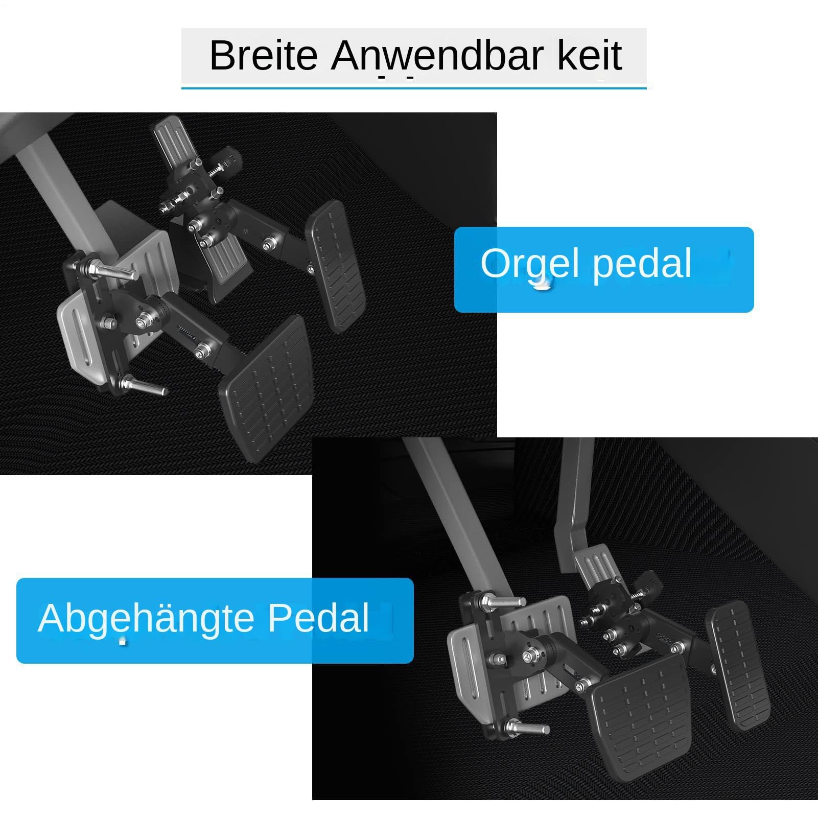Pedalverlängerungen Ergonomisch, einstellbare Länge und Winkel, | Kupplungspedal-Verlängerer Auto-Bremszubehör für Kleinwüchsige, passend zu Autos, Go-Karts und Golfwagen