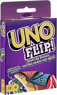 Mattel Games Uno Flip GDR44 Card game, German version, age: 7+