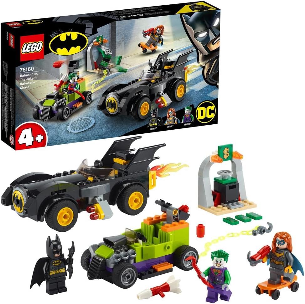 LEGO DC Batman: Batman vs. The Joker: Batmobile Chase 76180 Building Kit (136 Pieces)
