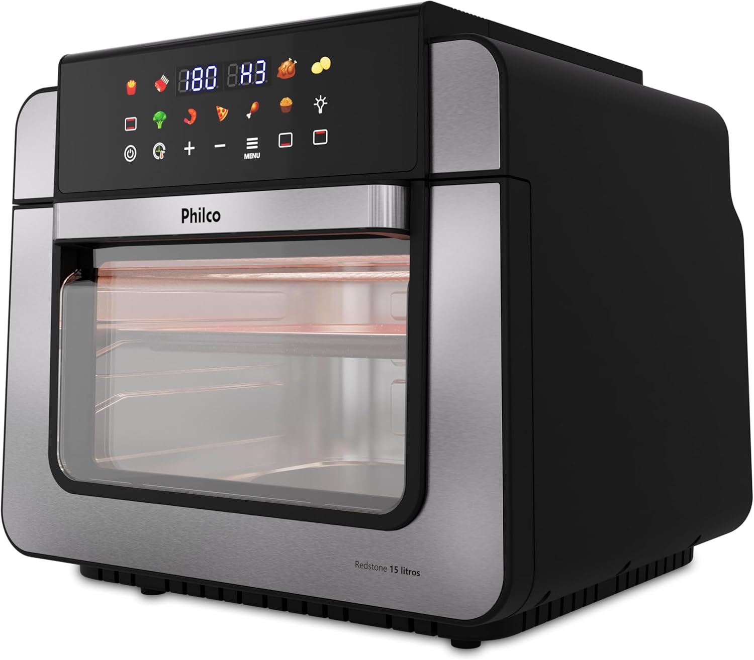 Forno Elétrico 15L 1800W com Dupla Resistência Philco