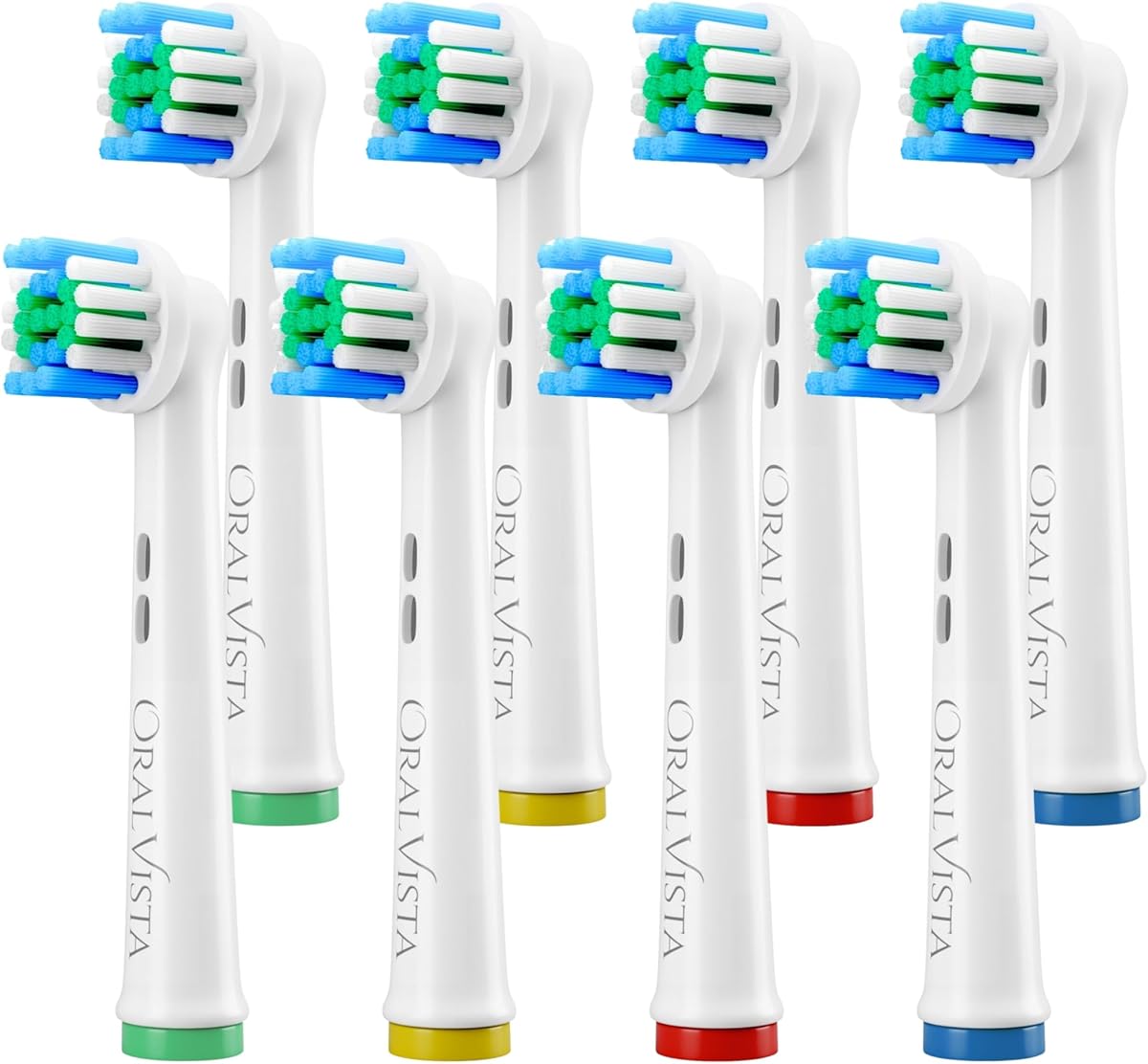 Compatible with Braun Oral B Replacement Heads, 8 Pack Electric Toothbrush Heads Oral B Compatible - Brush Heads Replacement