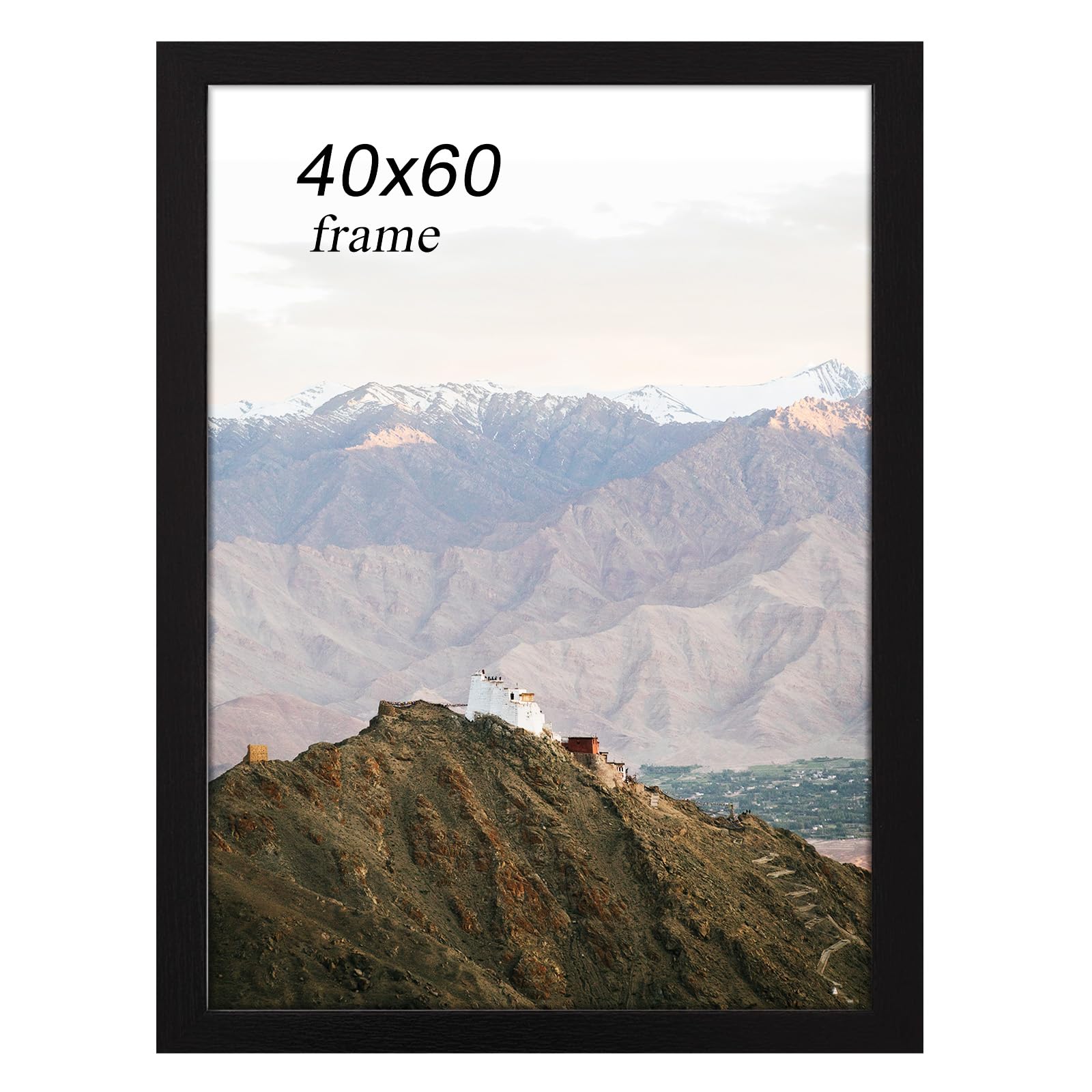 RUN HELIX Frame 40 x 60 cm, Wooden 40x60 Picture Frames Suitable for A3(29.7x42cm) Print Illustration
