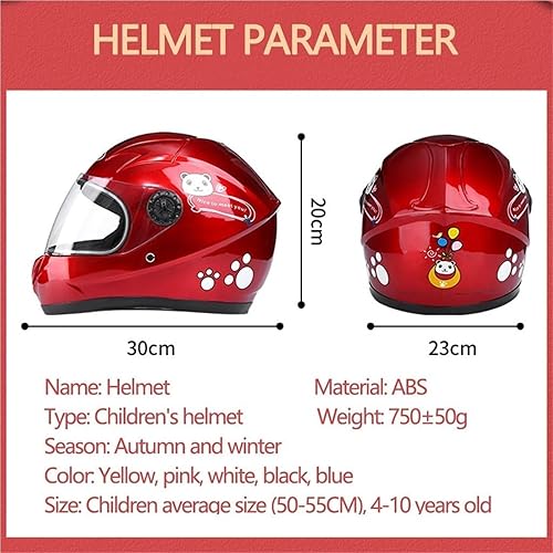 Miniatura 6 de Casco de motocross de cara completa aprobado por DOT para niños y niñas, casco de motocicleta eléctrico para niños de 3 a 15 años de edad, casco de