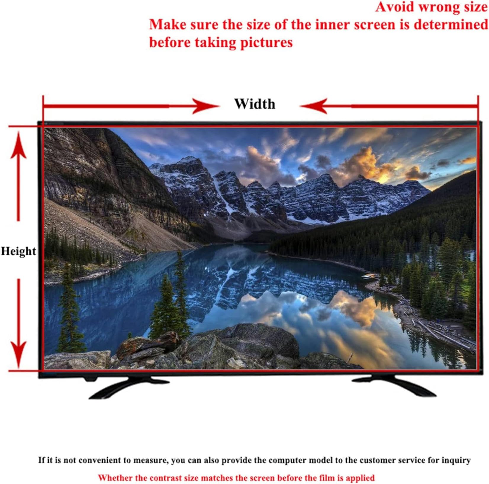 Película antideslumbrante y antiluz azul de 32 a 75 pulgadas for niños que previene la miopía, alivia fatiga visual ayuda a dormir mejor(37in 819x460mm)