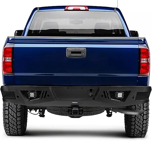 Miniatura 4 de Hooke Road Combo de parachoques delanteros y traseros de ancho completo Silverado 2013 para Chevy Silverado 1500 2ª generación 2007-2013,