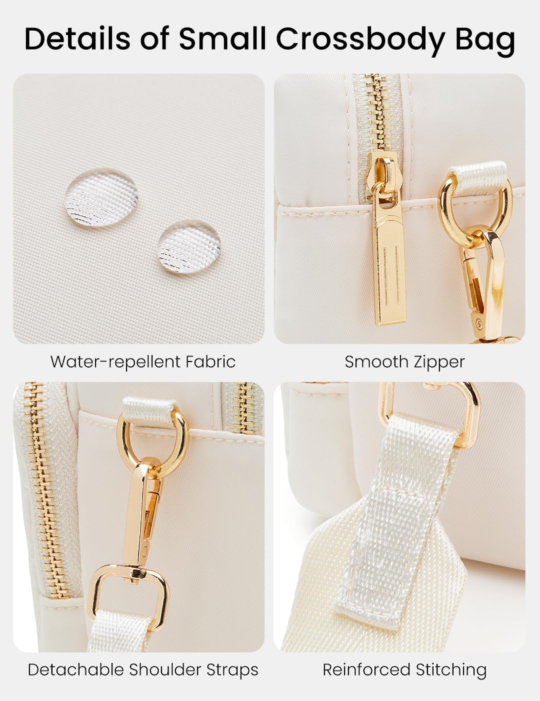 MEXS Small Crossbody Bags for Women, Mini Casual Cross Body Bag Travel Purse, Adjustable Strap Shoulder Handbags Wallet