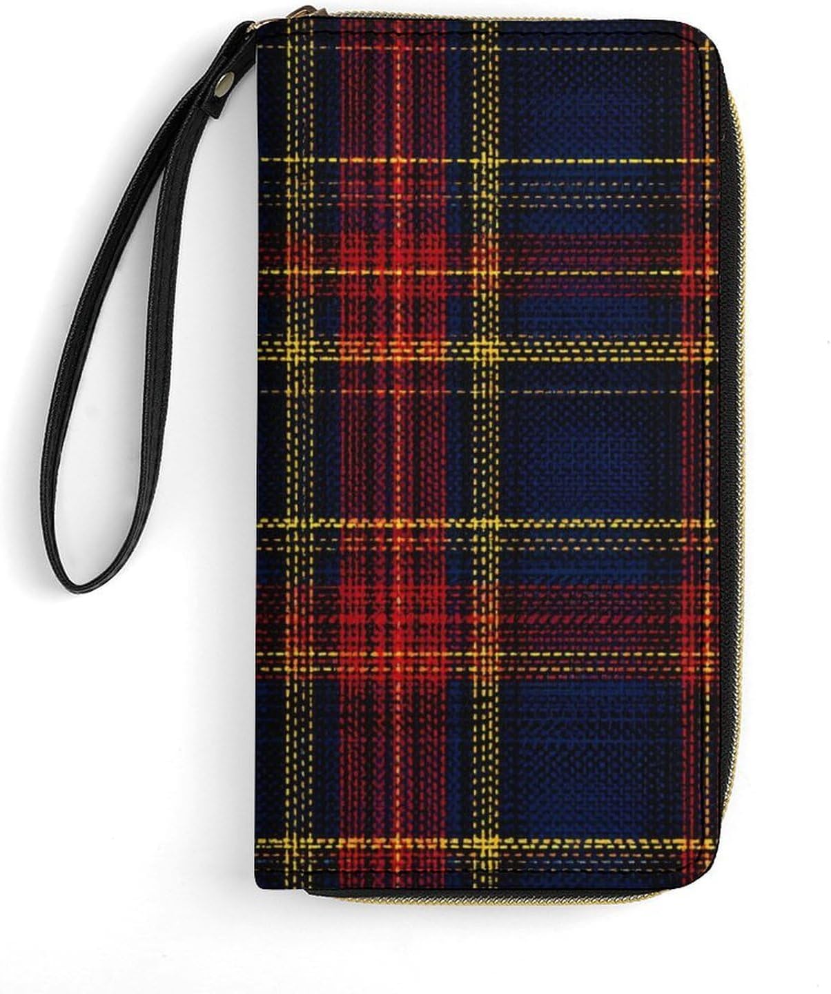 Scottish Tartan Plaid Women's Clutch Wallet Wristlet