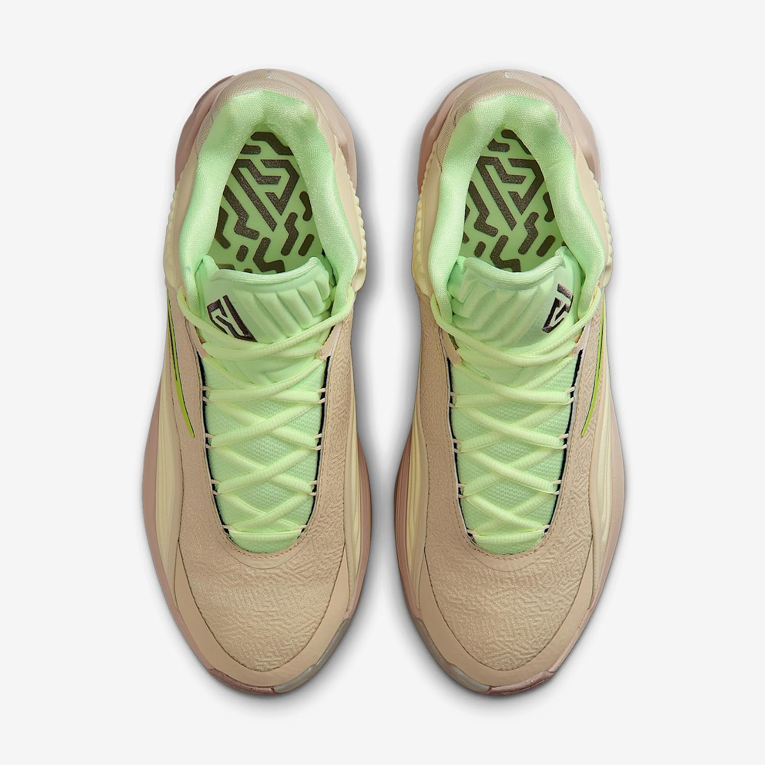 Nike Giannis Freak 7 "Spotlight Basketball Shoes (Light Khaki/Volt/Alabaster/Cave Stone) Size 12
