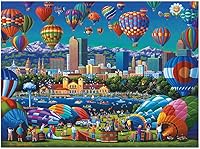 Vista 5 de Buffalo Games - Sapphire Select- Eric Dowdle - Balloon Spectacular - 1000 Piece Jigsaw Puzzle – Challenging & Fun – Blue Core Puzzle Board