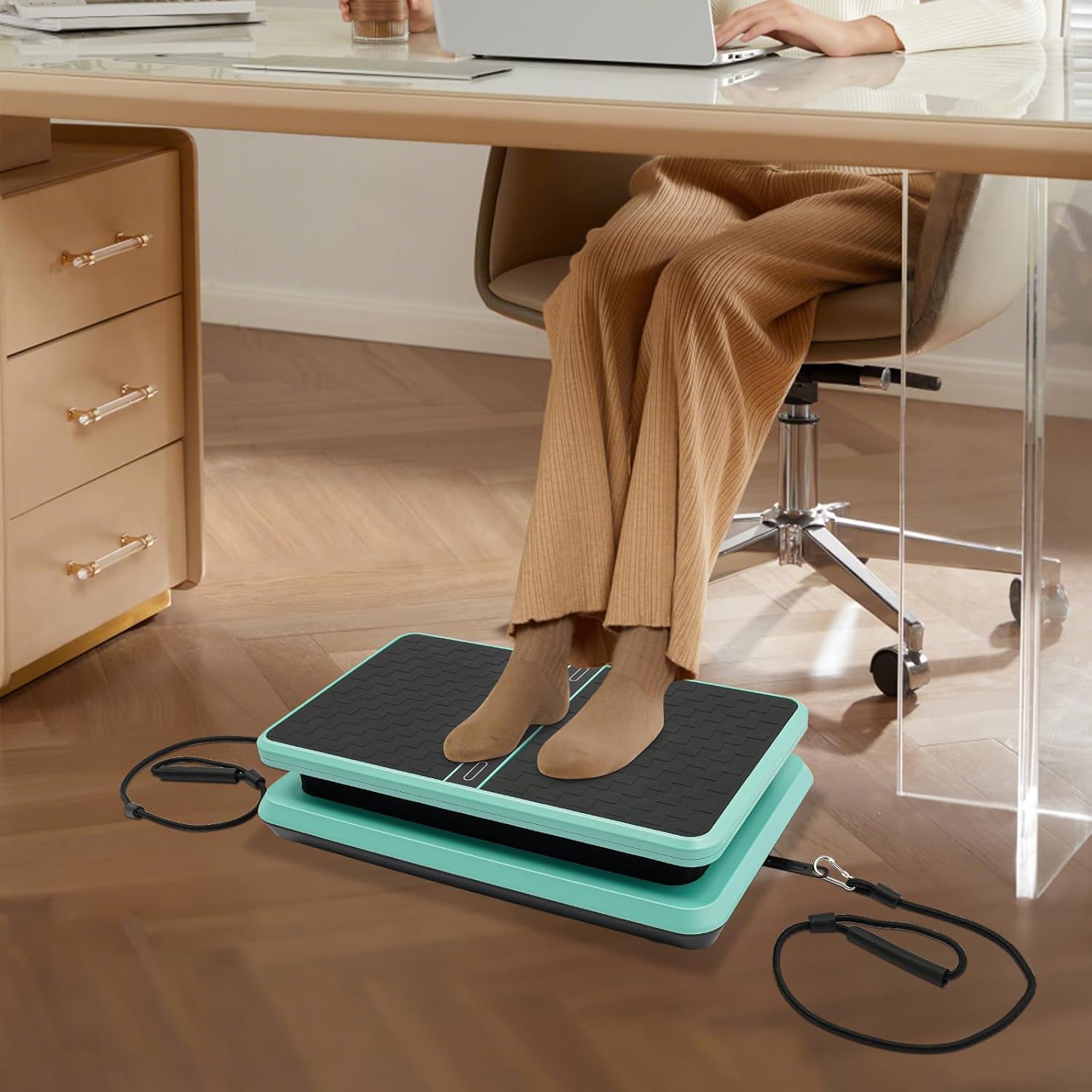 Vibration Plate Exercise Machine Vibration Platform Machines Full Body Vibration Plates for Lymphatic Drainage 450 Lbs Capacity Vibrating Plate for Women & Men Whole Body Weight Loss