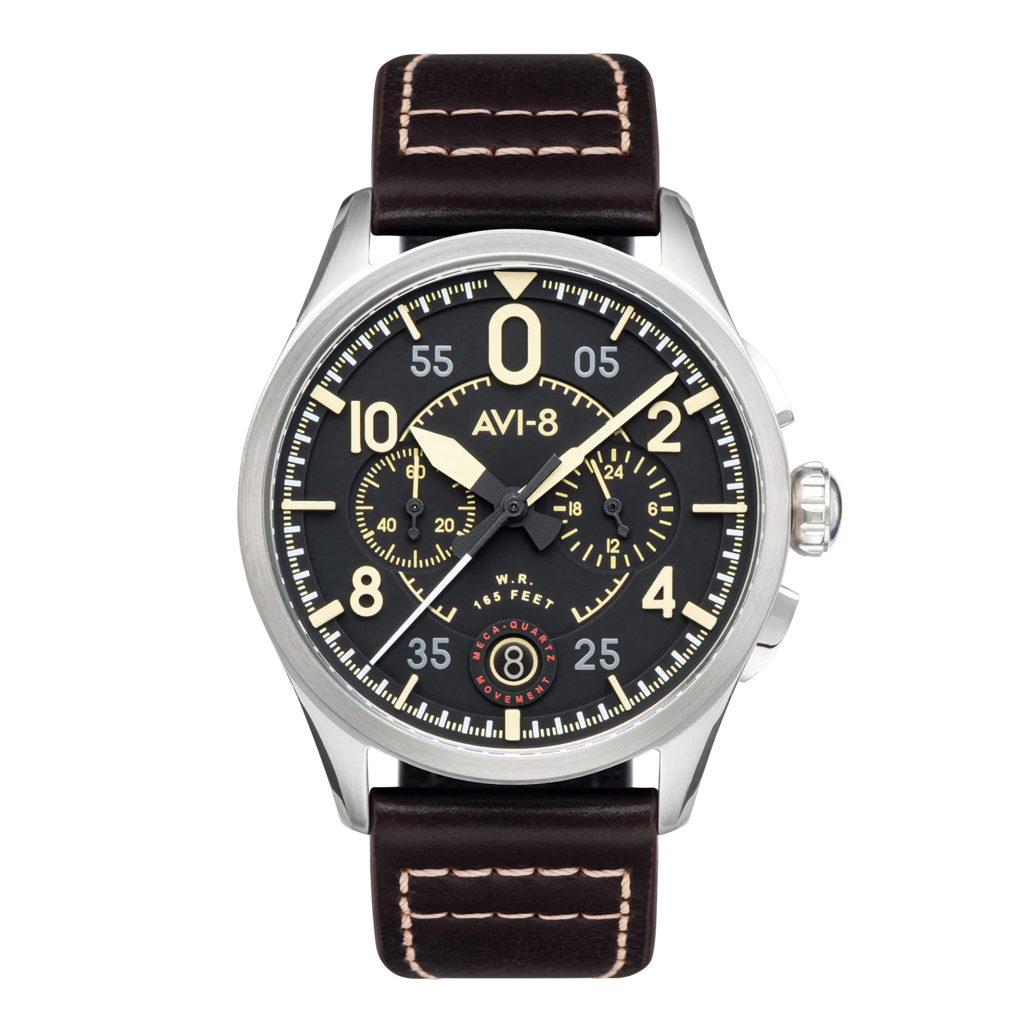 Amazon.com: AVI-8 Men's 42mm Spitfire Lock Chronograph Watch with