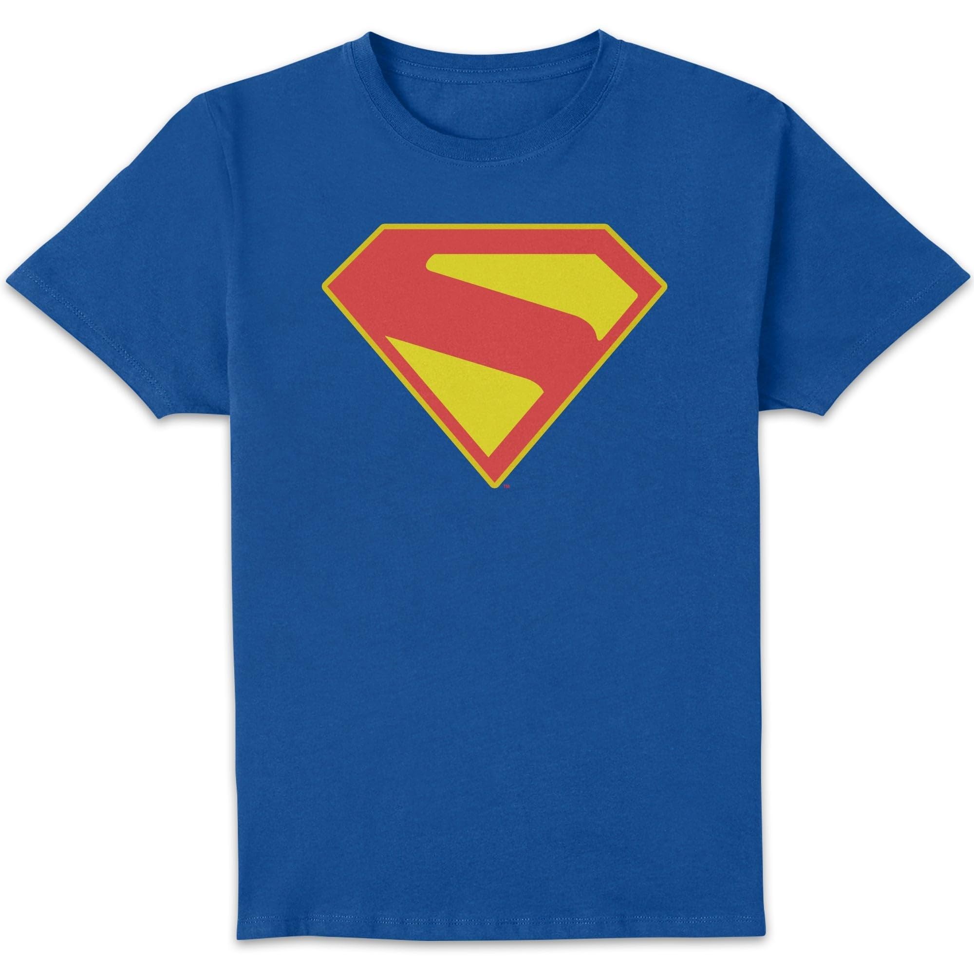 Dc Comics Unisex Blue Superman Logo T-Shirt Medium