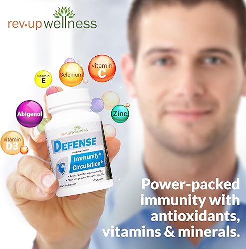 Miniatura 5 de Defense - Suplemento diario de apoyo inmunológico, con beta-glucano inmune natural y clínicamente probado, antioxidantes y minerales esenciales, 30