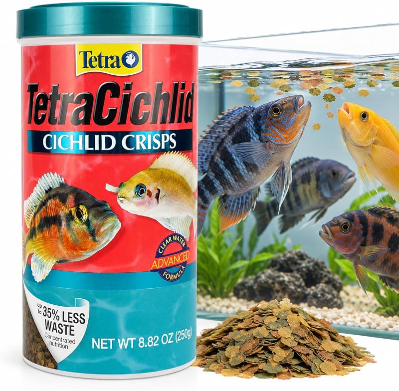 Alimento em Crisps para Ciclídeos Tetra 250 g