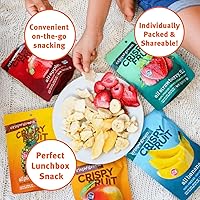 Vista 3 de Crispy Green Bocadillos de fruta de plátano liofilizados, 0.85 onzas (paquete de 12), fruta 100% pura, totalmente natural, sin azúcar añadida