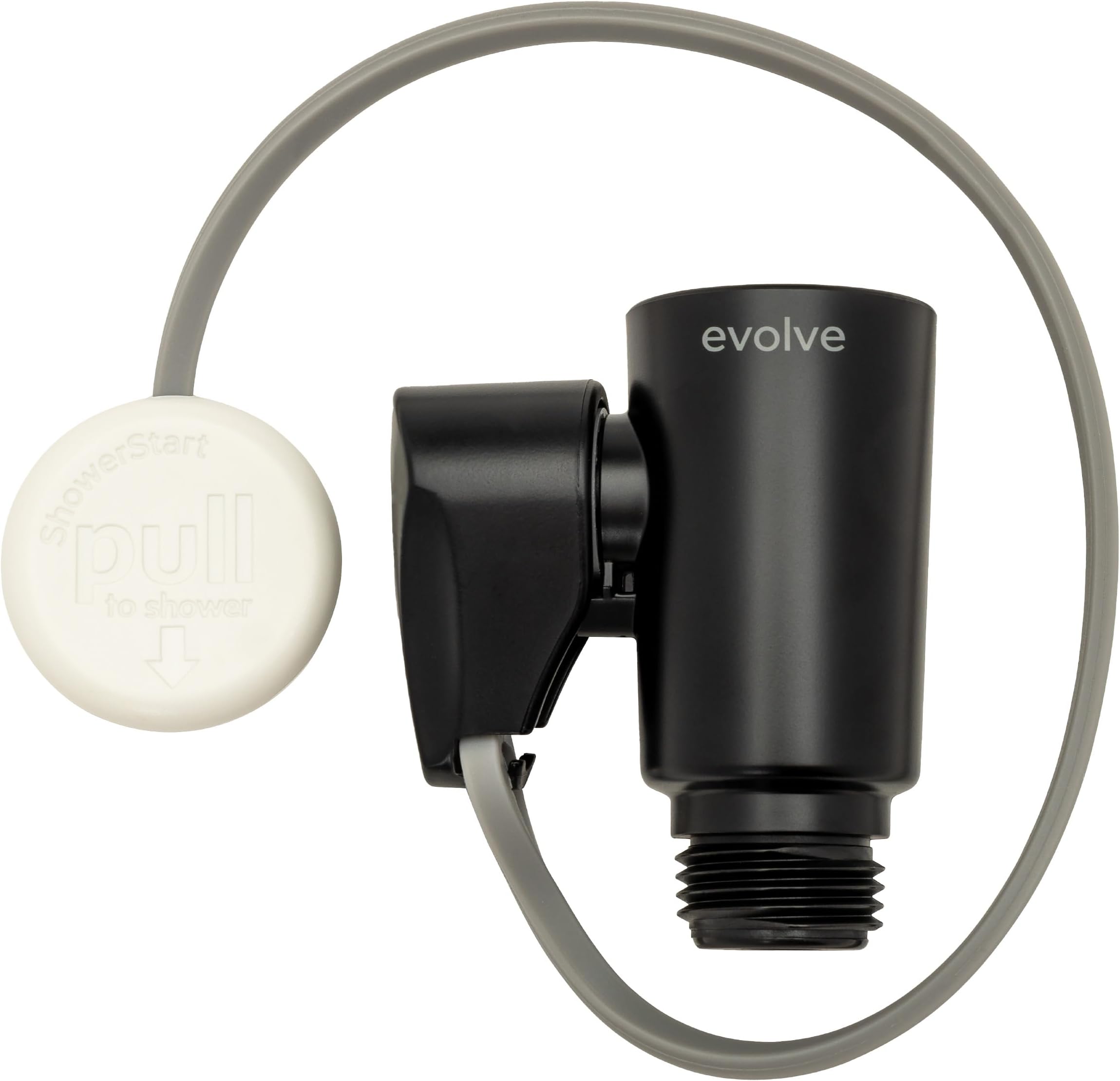 Evolve ShowerStart TSV3 Automatic Thermostatic Shut-off Valve in Matte Black, Hot Water and Energy Saving Valve for Most Showerheads, Not Low Flow, Uniform Plumbing Code Certified