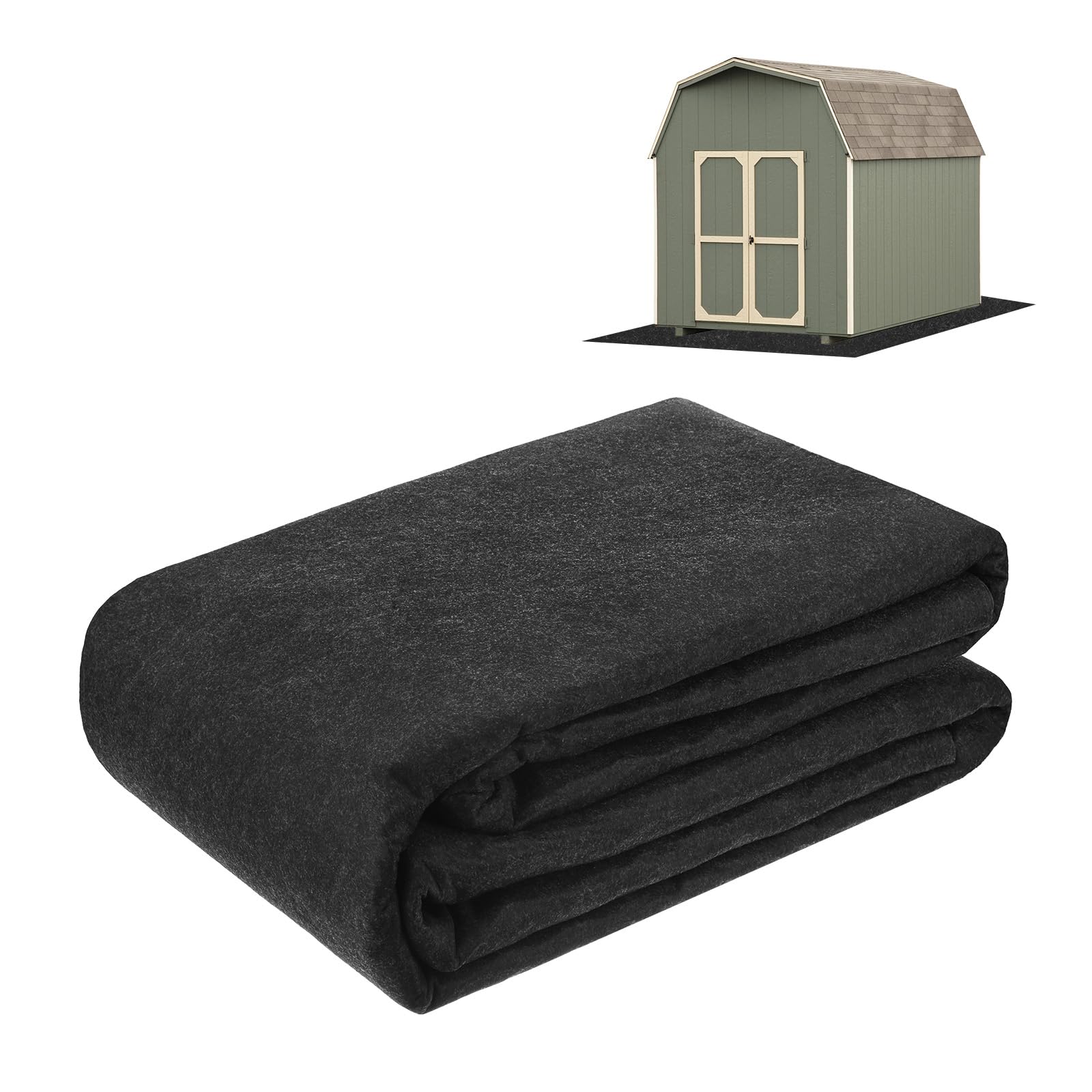 M METERXITY Outdoor Storage Shed Mat, 6x9 FT Waterproof Small Shed Flooring Mat for Patio Furniture Floor Protecting from Wear/Liquid/Dust/Oil, Non-Slip Carport Pad [Grey] — image 1