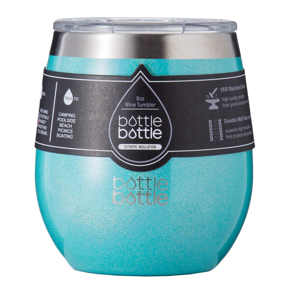 Amazon | BOTTLE BOTTLE タンブラー ステンレス 250ml ふた付き 真空