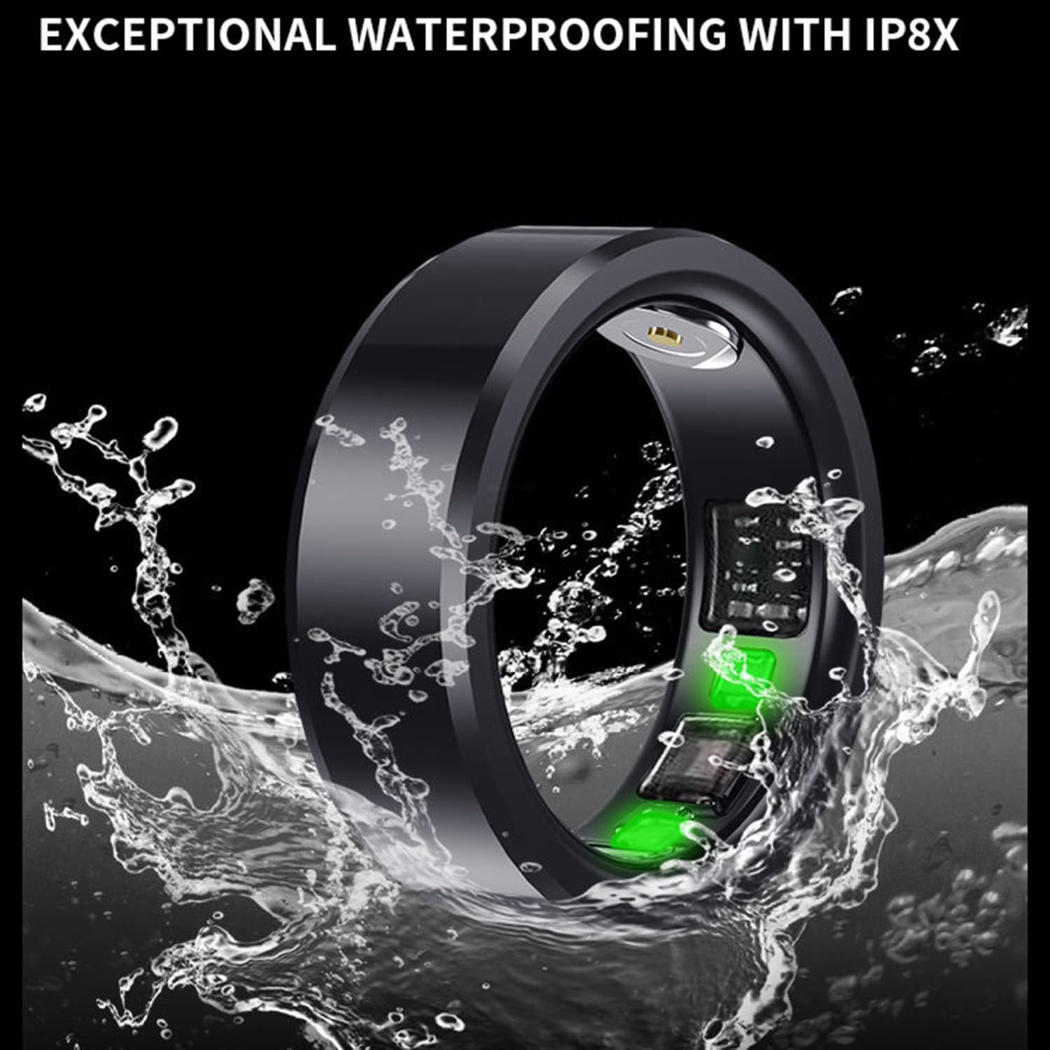 DrPhone - PureSport Pro - GPS Sport Horloge - Fitness Tracker Waterproof Hartslagmeting Met Illumi Run Strava Zwart