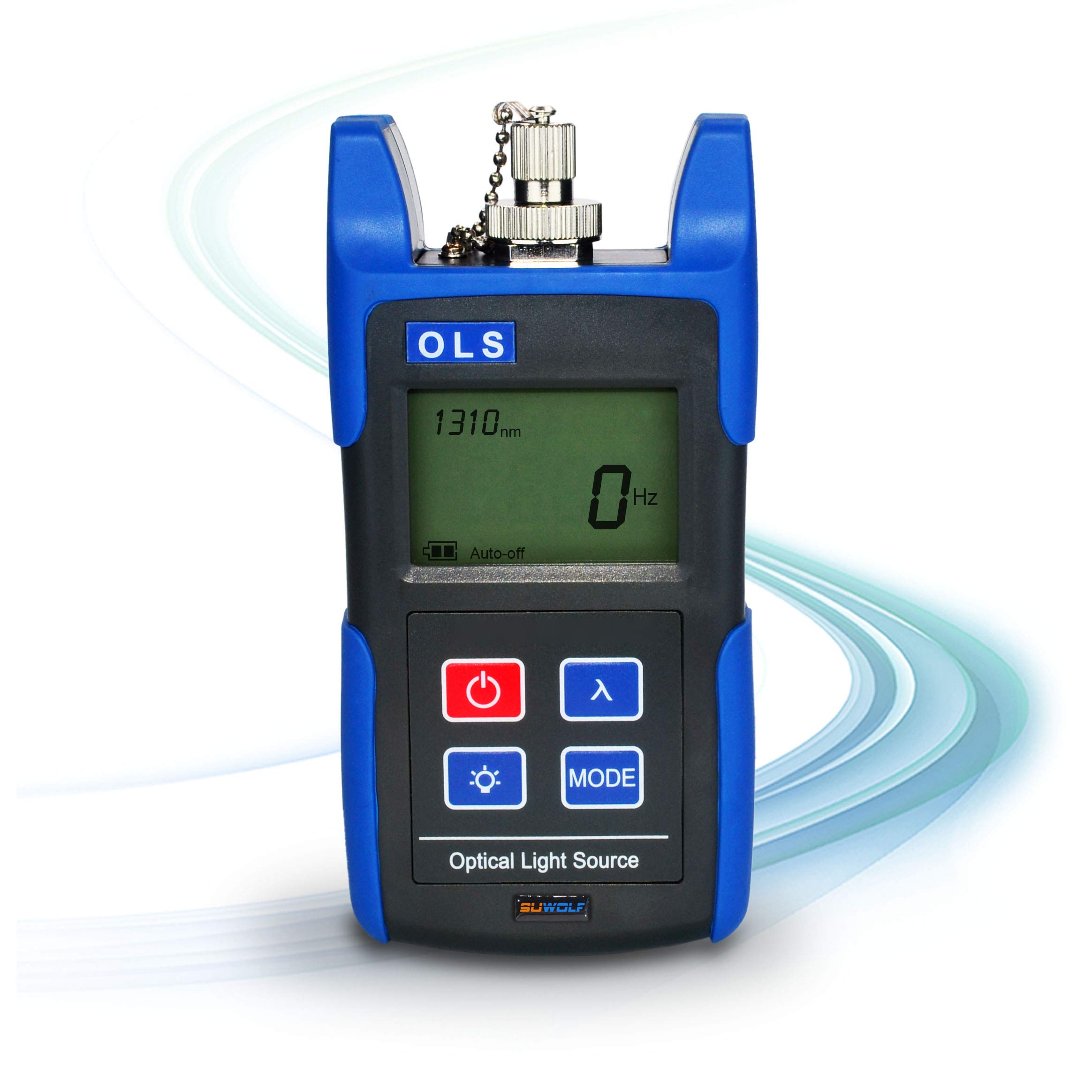 1310/1550nm Mini Fiber Optical Laser Light Source FTTH Alto Rendimiento Probador de Fibra Optica/Fiber Optic Cable Tester Tool con Adaptador SC FC ST Para CCTV/CATV Ingeniería de Mantenimiento