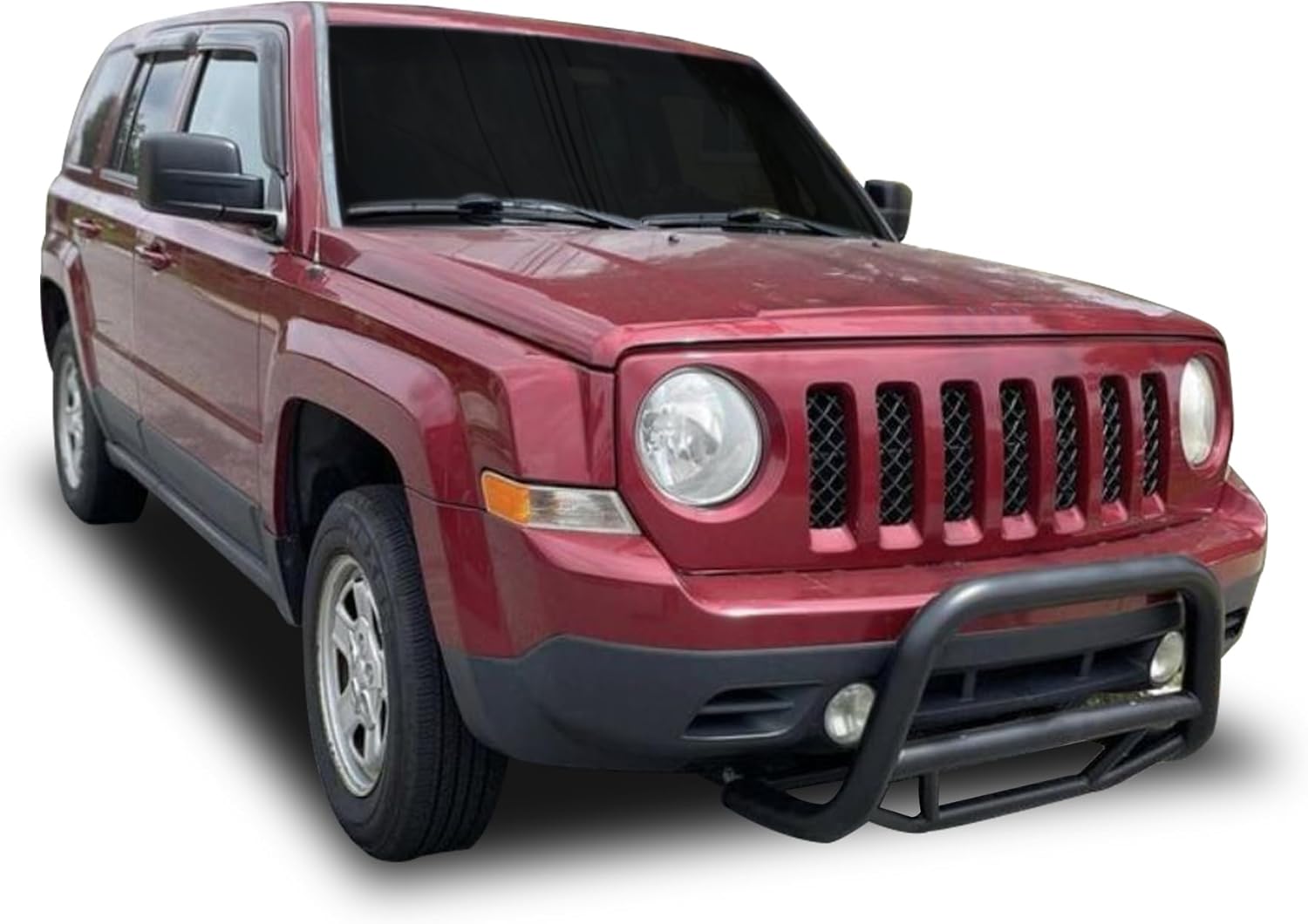 Black Horse Off Road Black Horse Black Steel Max Bull Bar Compatible with 2008-2017 Jeep Patriot-MBB-JEB9001