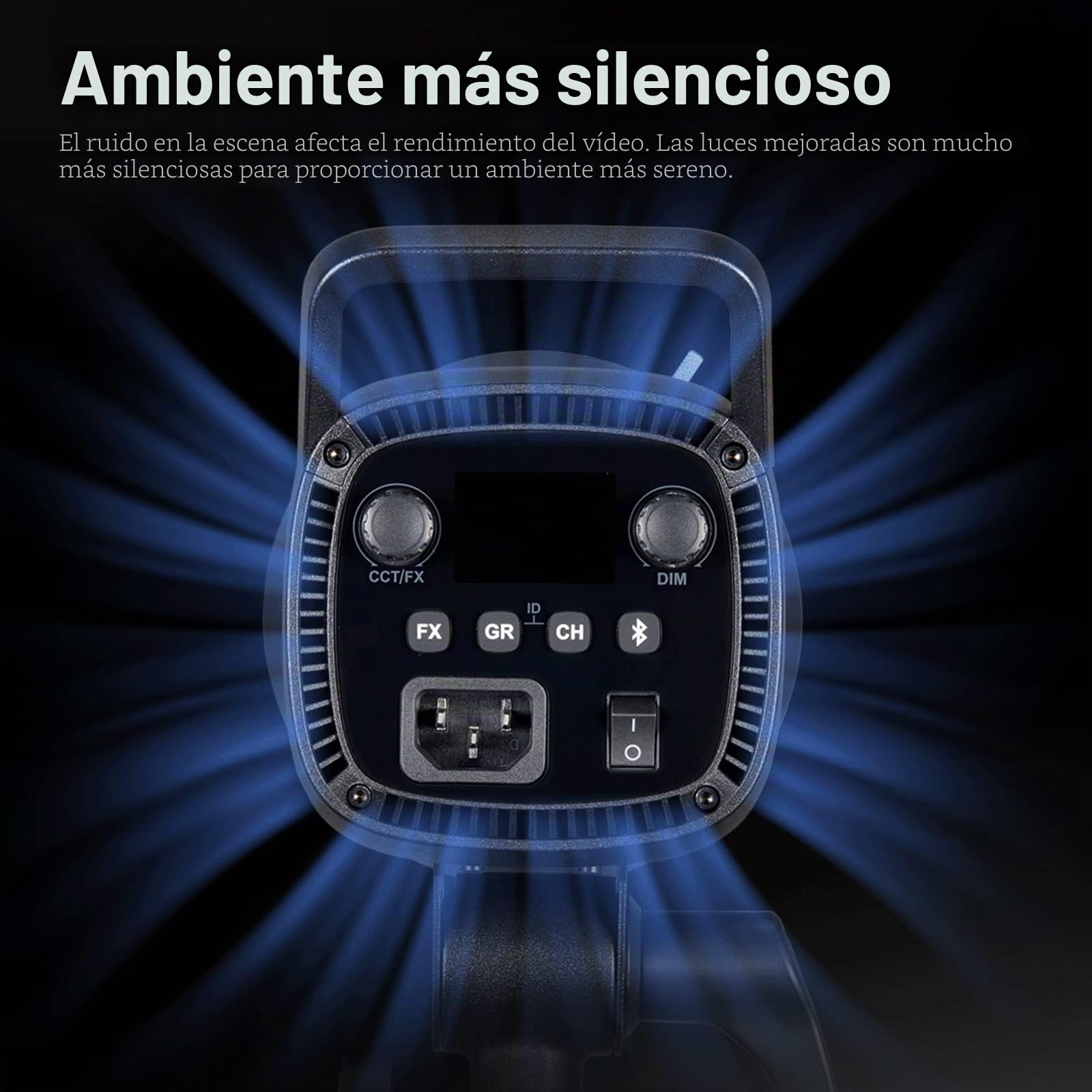 Godox SL60IID LED Video Light 70WS 5600K CRI96+ TLCI97+, Bowens Mount LED Vídeo Luz con 8-FX Effects Estudio Continuas Light
