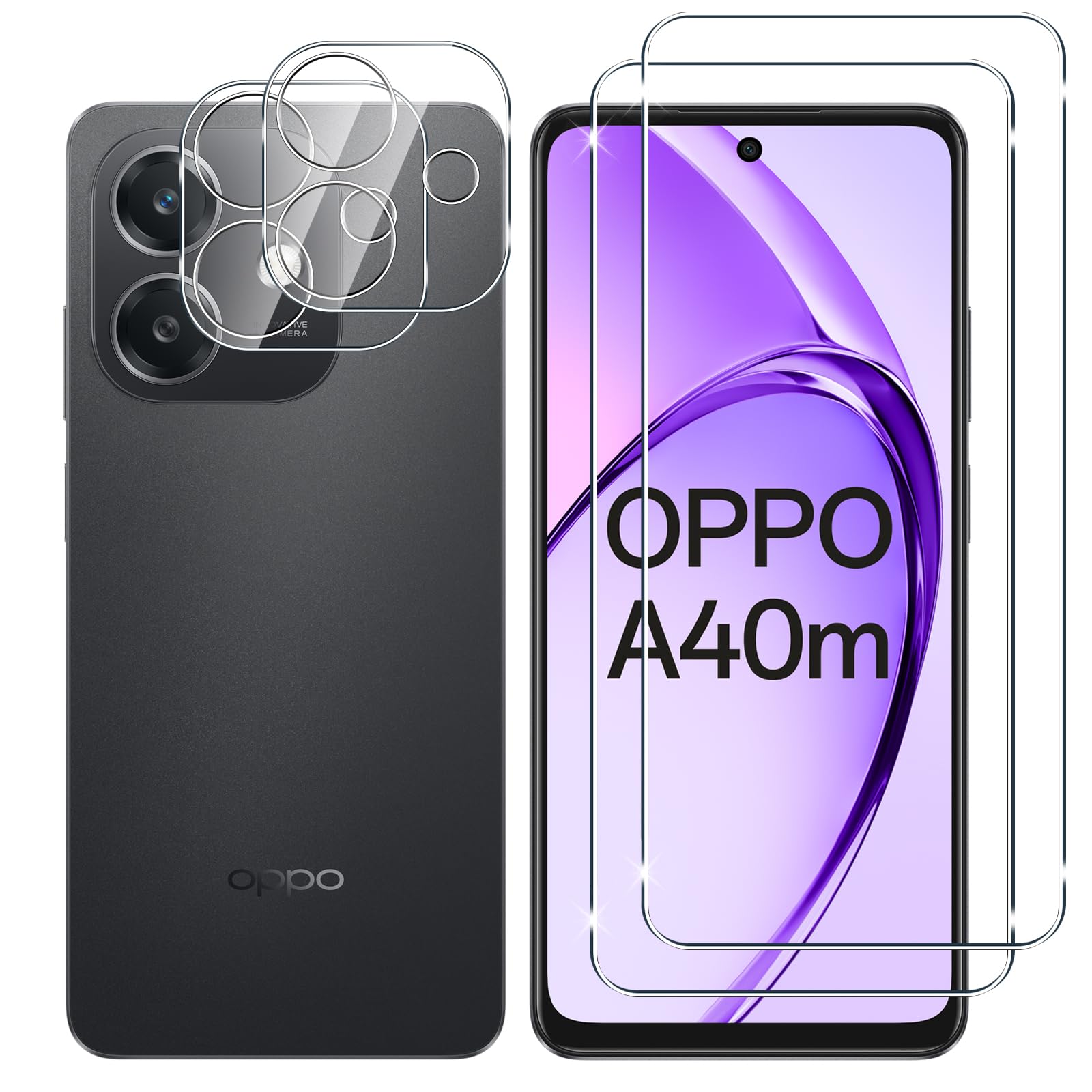 Gelaasso 4 Pezzi, Vetro Temperato per OnePlus 9, Trasparente Pellicola in Vetro Temperato, Durezza 9H, Pellicola Vetrino Protettiva per OnePlus 9
