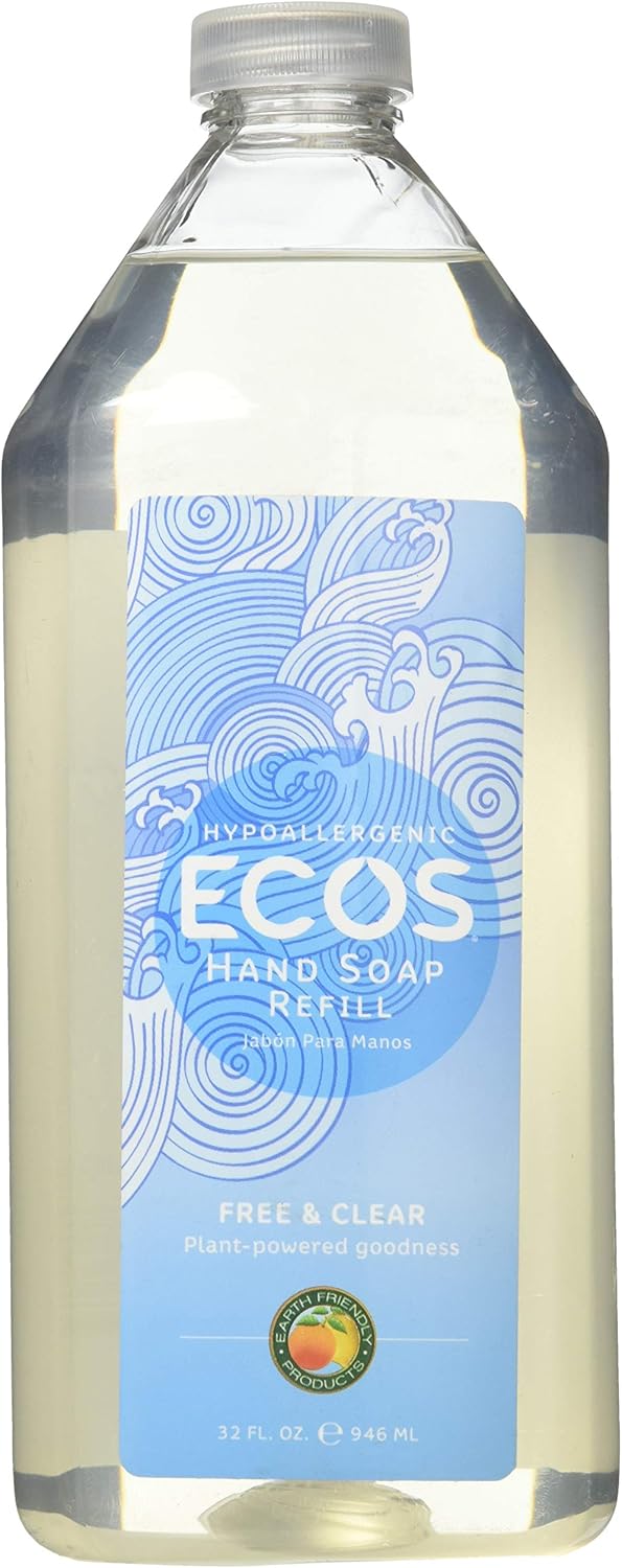 Ecos Free and Clear Hand Soap Refill, 6 Count Amazon.ca Beauty