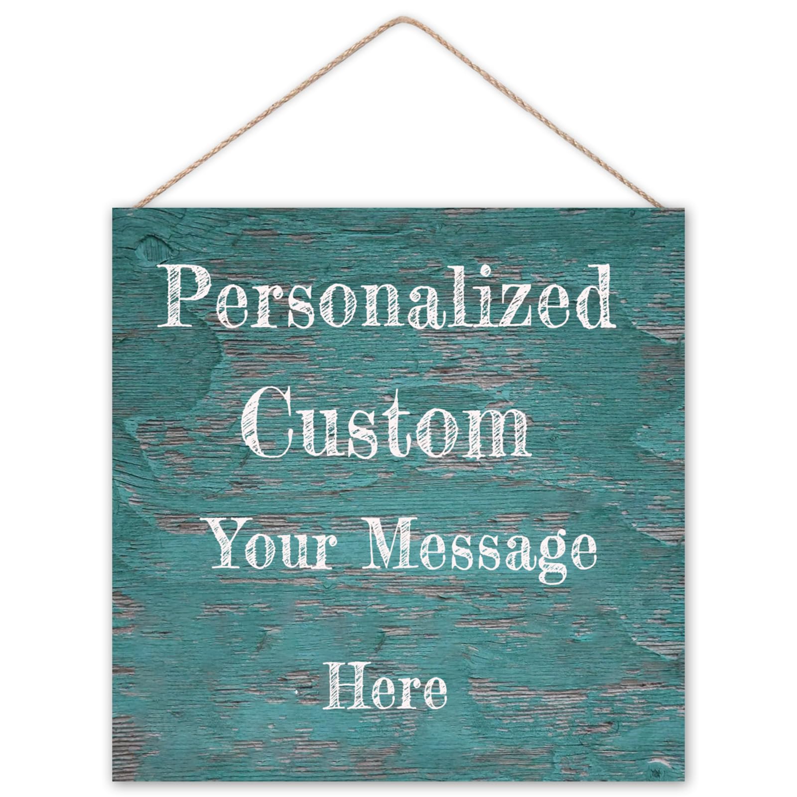 Custom Wood Signs Personalized Text Door Signs for Home Decor Customized Plank Gifts for Family Wedding Farmhouse Kitchen