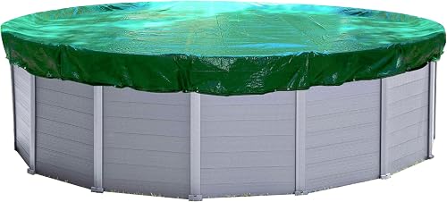STAR Bâche Hiver pour Piscine Ronde 350-366 cm 200g/m² QUICK