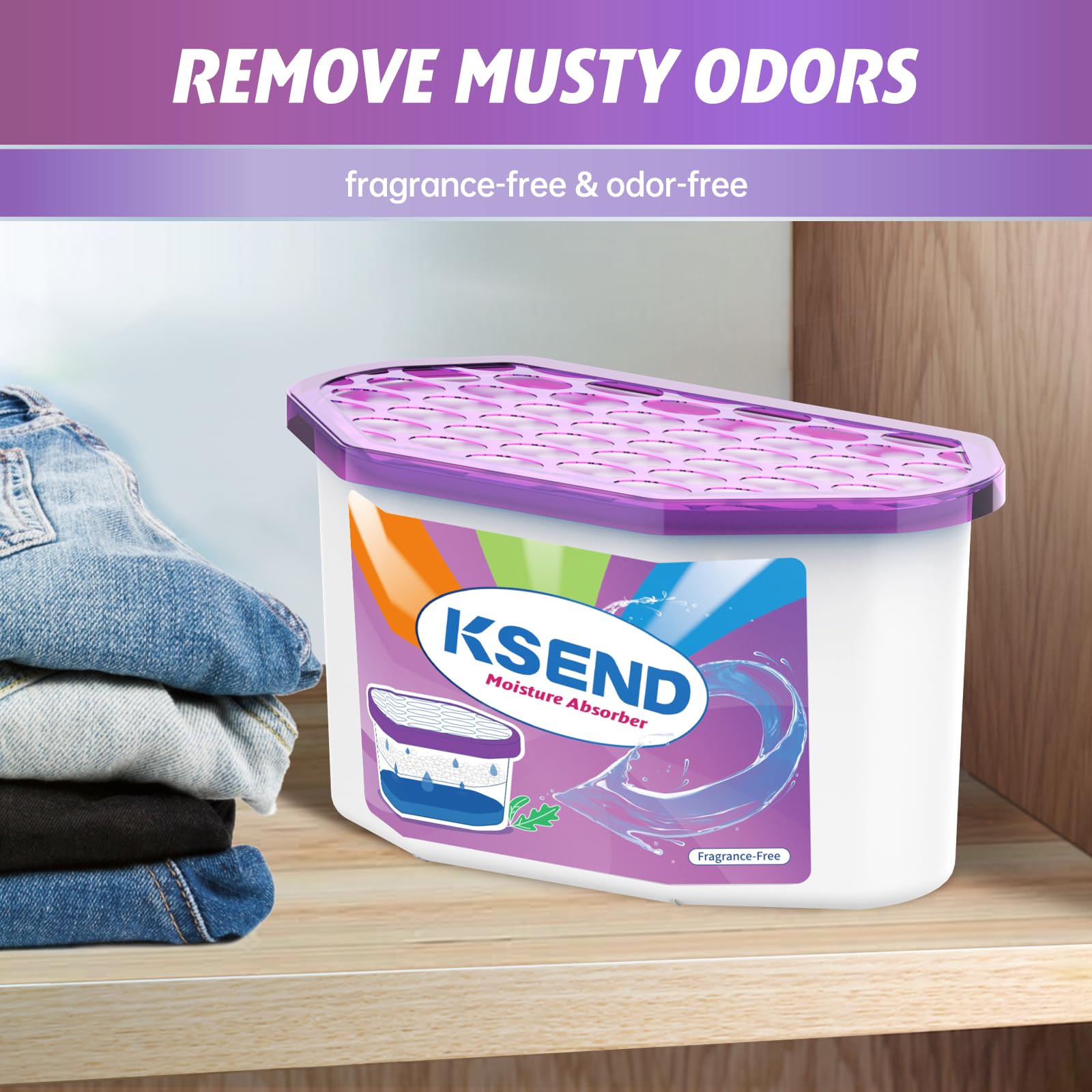 Damp Rid 6-Pack Moisture Absorber Boxes | 500ml Calcium Chloride ...