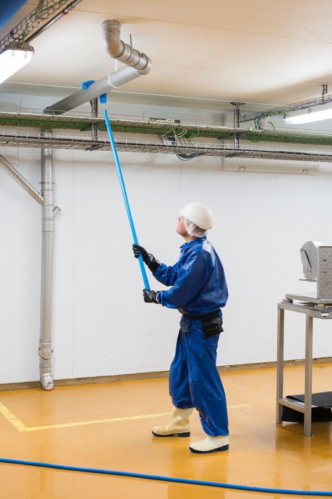 Vikan - Ultra Hygiène - Manche - D'une seule pièce - Polypropylène - Rouge - 170cm
