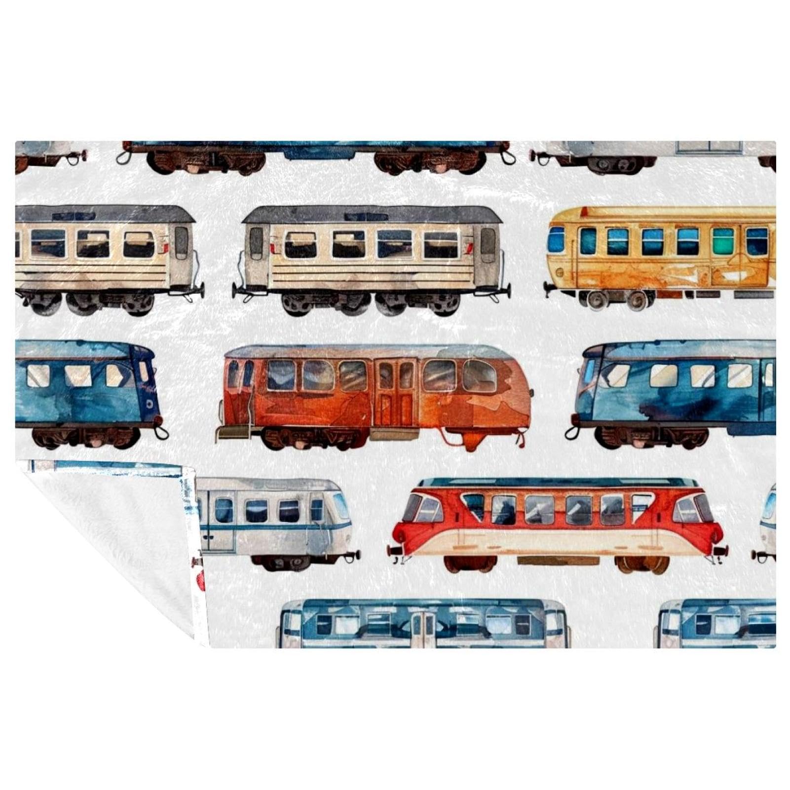 Couverture rétro voiture cadeau idéal pour créer un cocon doux et chaud