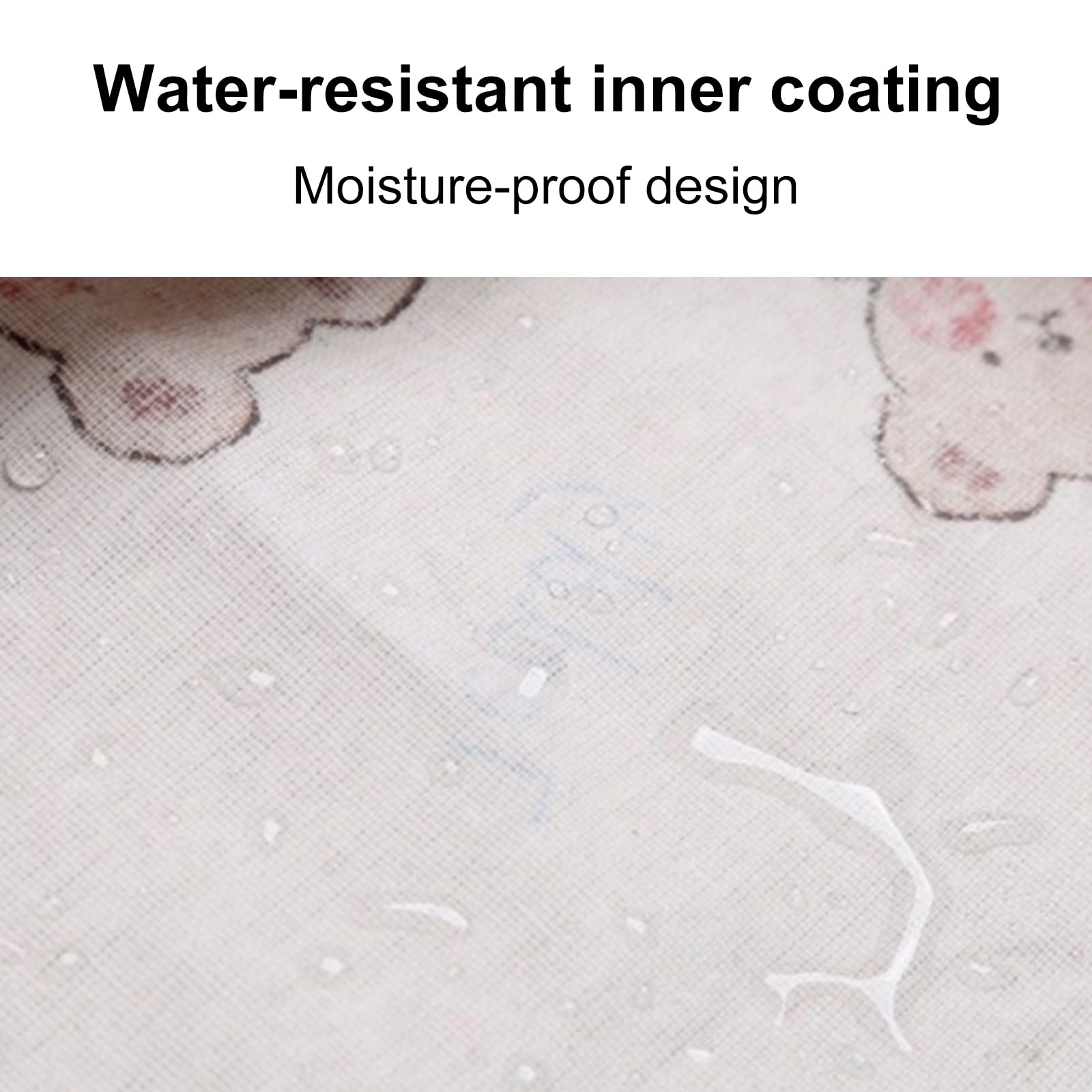 Panier à Linge en Toile Paniere a Linge Sale Étanche Panier à Linge Sale Pliable Corbeille a Linge Bebe avec Poignées Panier Rangement pour Chambre D'enfant Buanderie