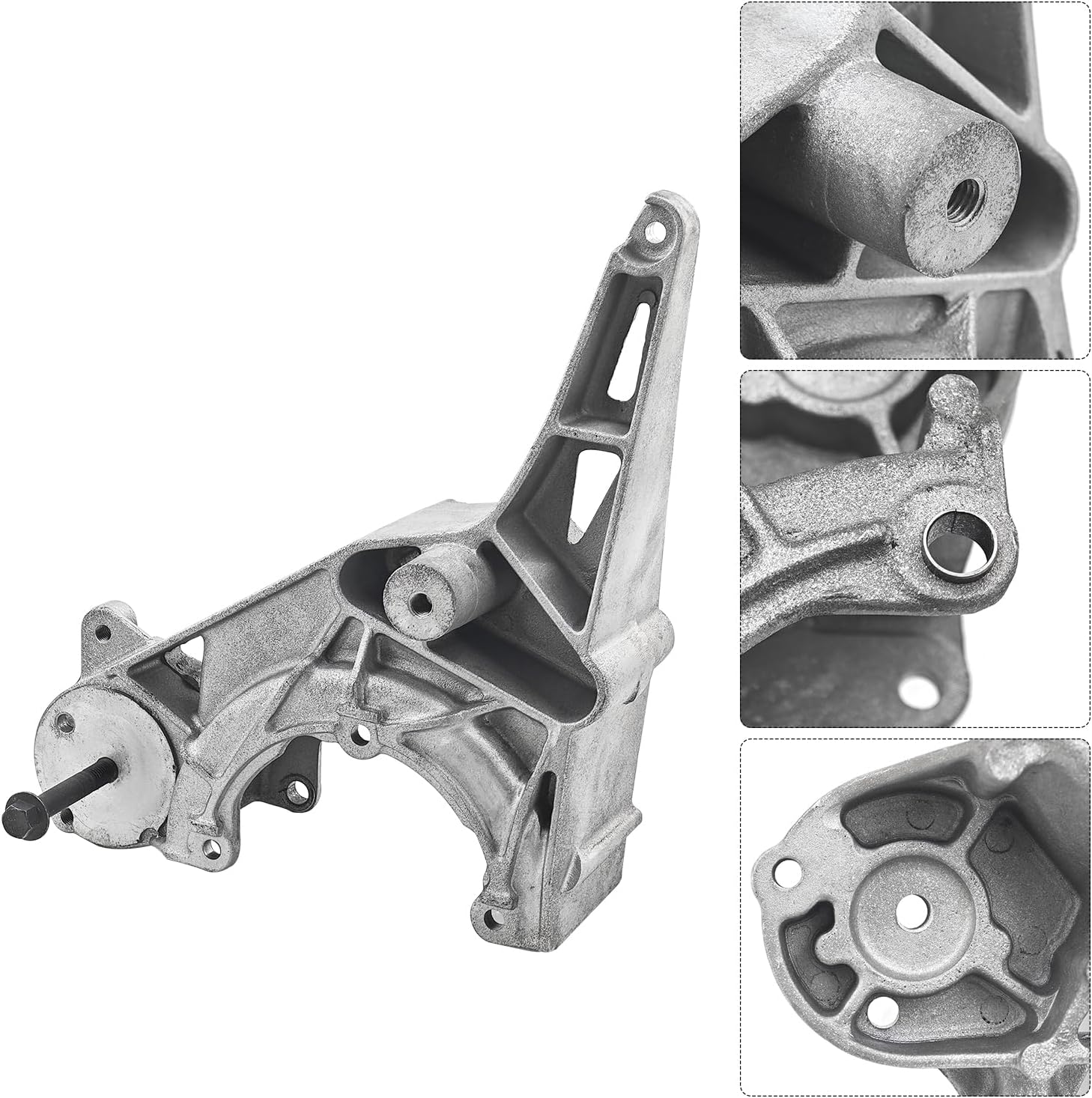 10118751 A/C Compressor Air Conditioner Bracket Replacement for Chevrolet Fits for GMC C1500 C2500 C3500 K1500 K2500 K3500 4.3L 5.0L 5.7L 1988-1995 S10 S15 4.3L and More Trucks and SUVs