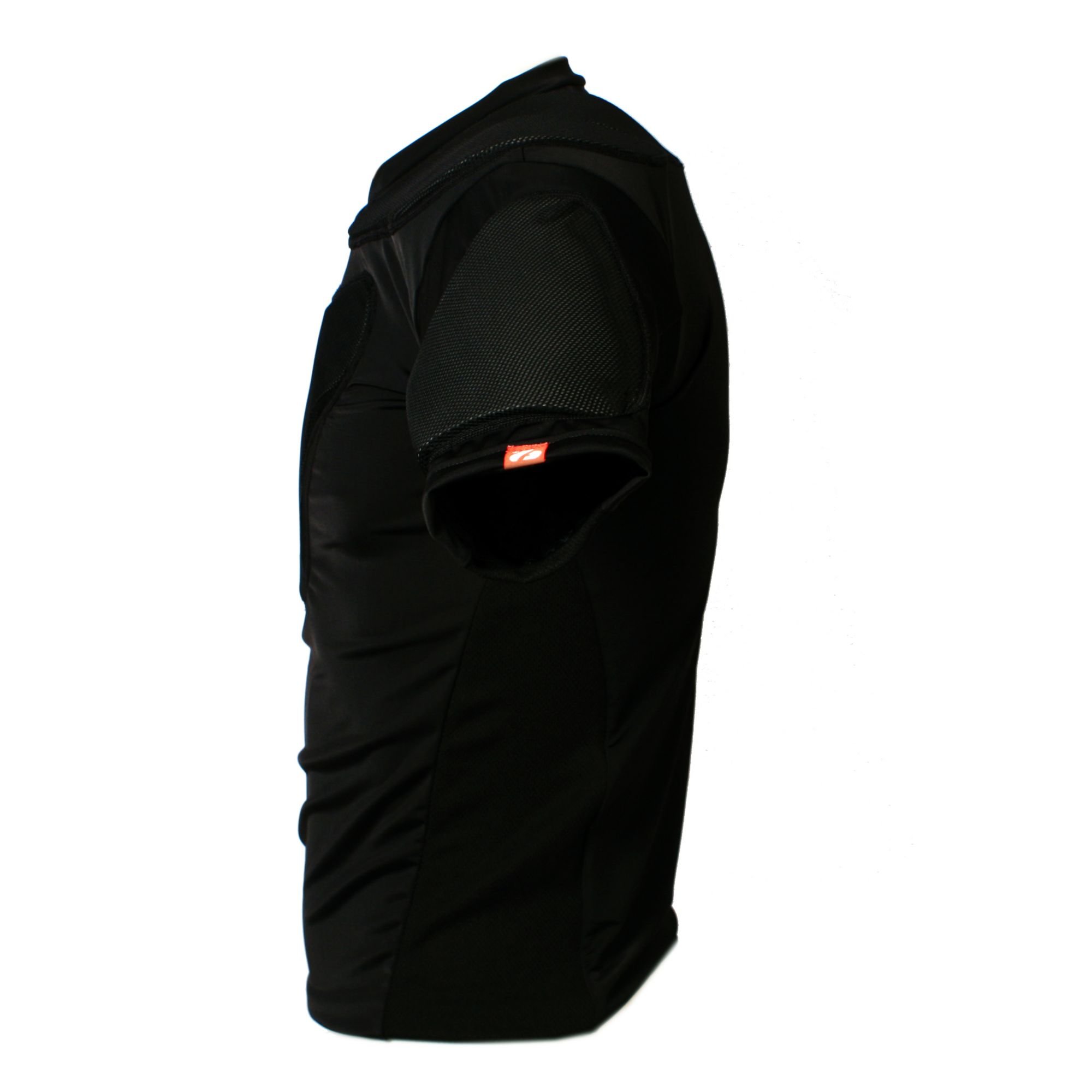 BARNETT RSP-PRO 3 - Hombreras profesionales para rugby con 3 almohadillas protectoras, color negro (XS)