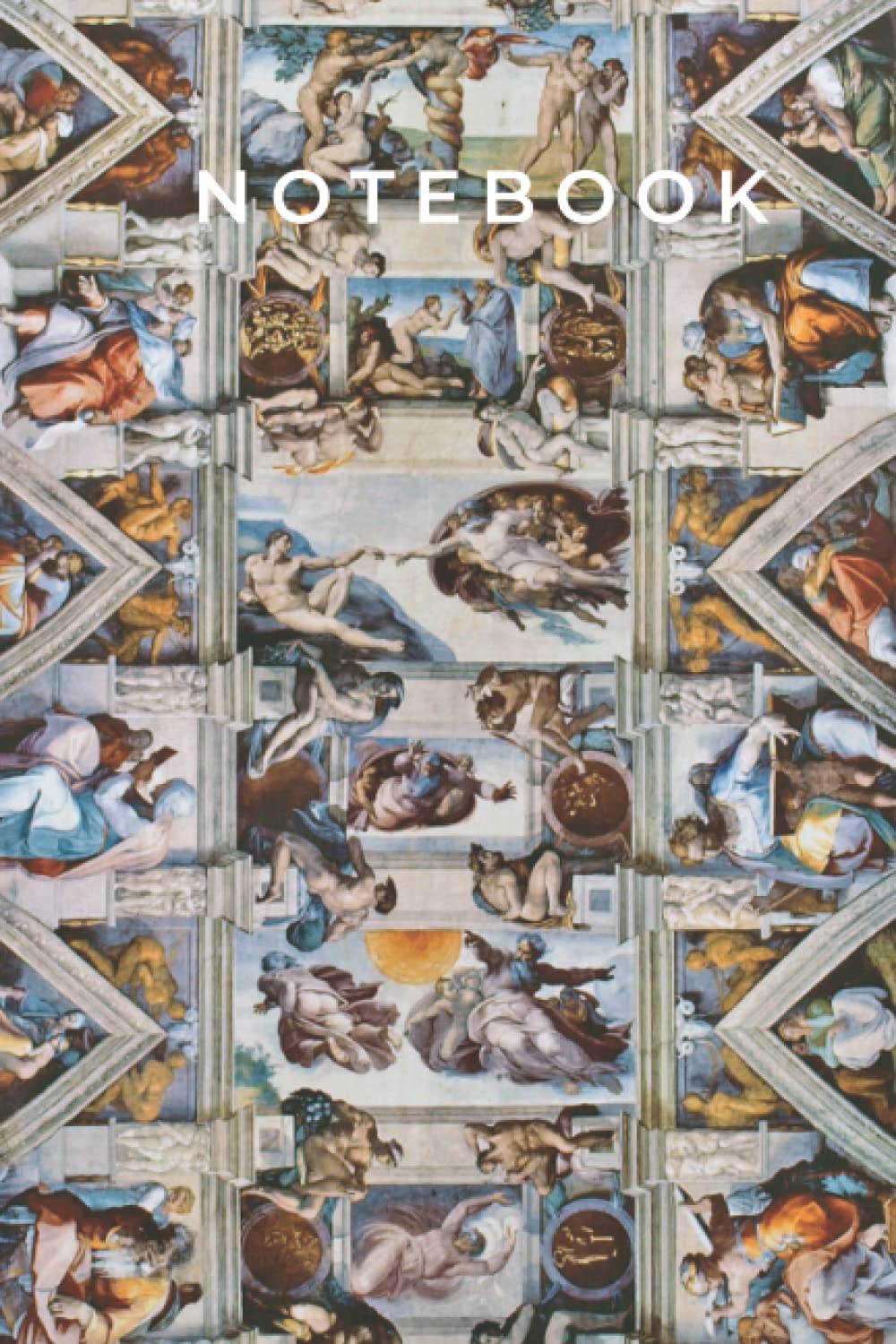 Michelangelo: Sistine Chapel ceiling notebook: Composition Notebook / Journal