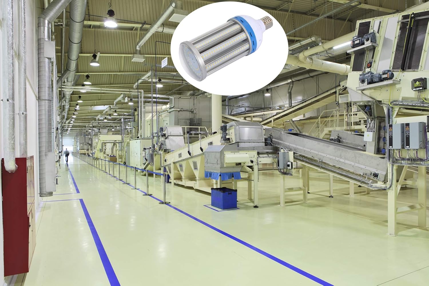 Best Seller 100W LED Corn Light Bulb, Large Mogul Base E39 LED Bulb 12000LM 5000K Daylight, Replacement 300-400w Metal Halide HID HPS Light Bulb for Industrial Commercial Workshop Garage Warehouse High Bay Light