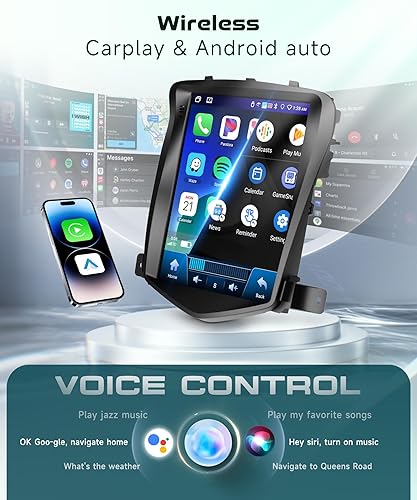 Miniatura 3 de Radio estéreo de coche 4G+64G para Chevrolet Cruze 2009-2015 con CarPlay Android Auto, Tesla estilo 9.7 pulgadas IPS pantalla táctil Android 13 GPS