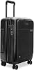 Briggs & Riley Essential 56cm Cabin Suitcase Expandable Spinner - Carry On Luggage for Travel, Suitcases with Wheels, Hardside Rolling Bag for Men & Women, Front Pocket - Sympatico Collection, Black