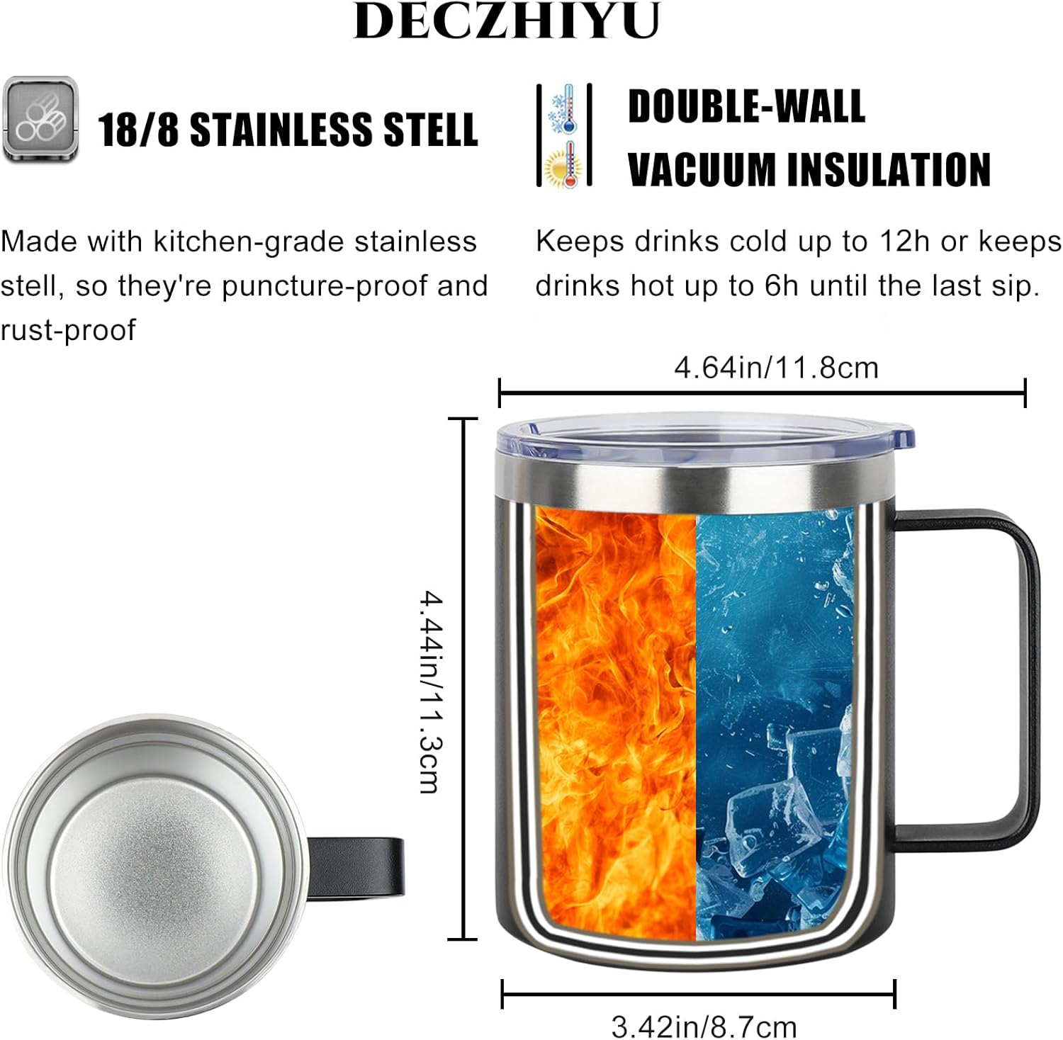 60th Birthday Gifts for Men Women - 1965 60th Birthday Gifts for Him Her - 60 Year Old Party Decorations Bday Gift for Men Women Turning 60 Gift Cup - 12OZ Vintage Mug - Image 4