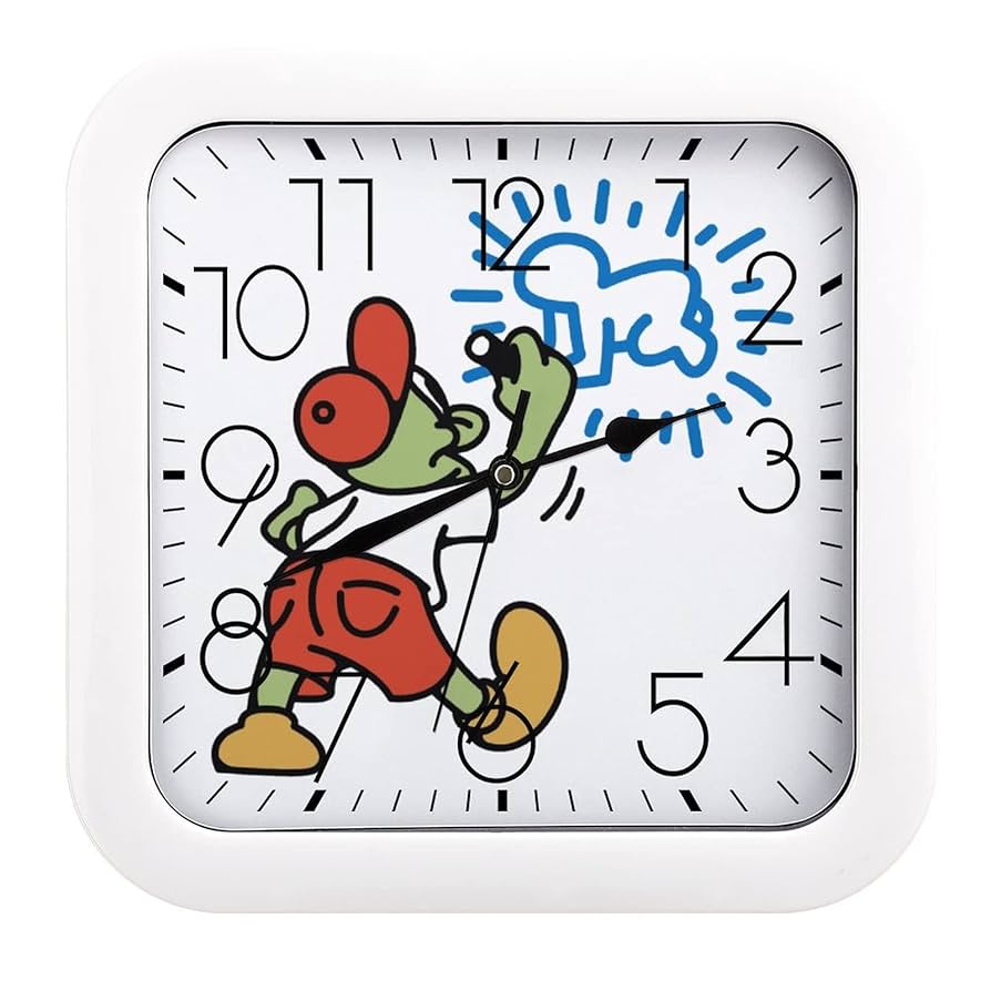 Amazon.co.jp: 壁掛け時計 四角ウォールクロック アニメ