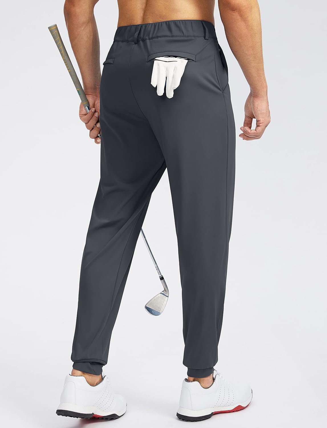 Soothfeel Men's Golf Joggers Pants with 5 Pockets Slim Fit Stretch Sweatpants Running Travel Dress Work Pants for Men - Image 4