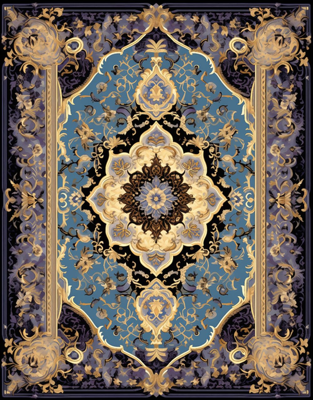 Tapis de Salon Vintage pour Réchauffer le Sol d'une Chambre ou d'un Canapé