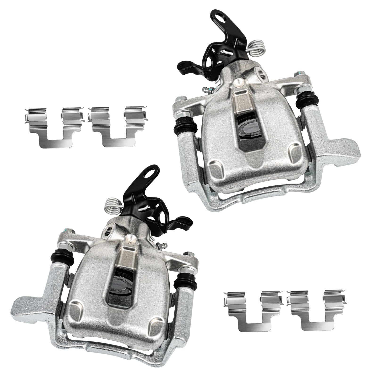 cciyu Rear Left &amp; Right Disc Brake Calipers w/Bracket 19B2976 19B2977