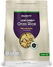 The Lean Co. Low Carb Orzo Rice 1.5 kg | 48% Protein, 1% Fat | Low Carb | Vegan | No Preservatives | Protein Rich (24 gm per serving) | Rich in Micro Nutrients | No Artificial Flavour or Colours