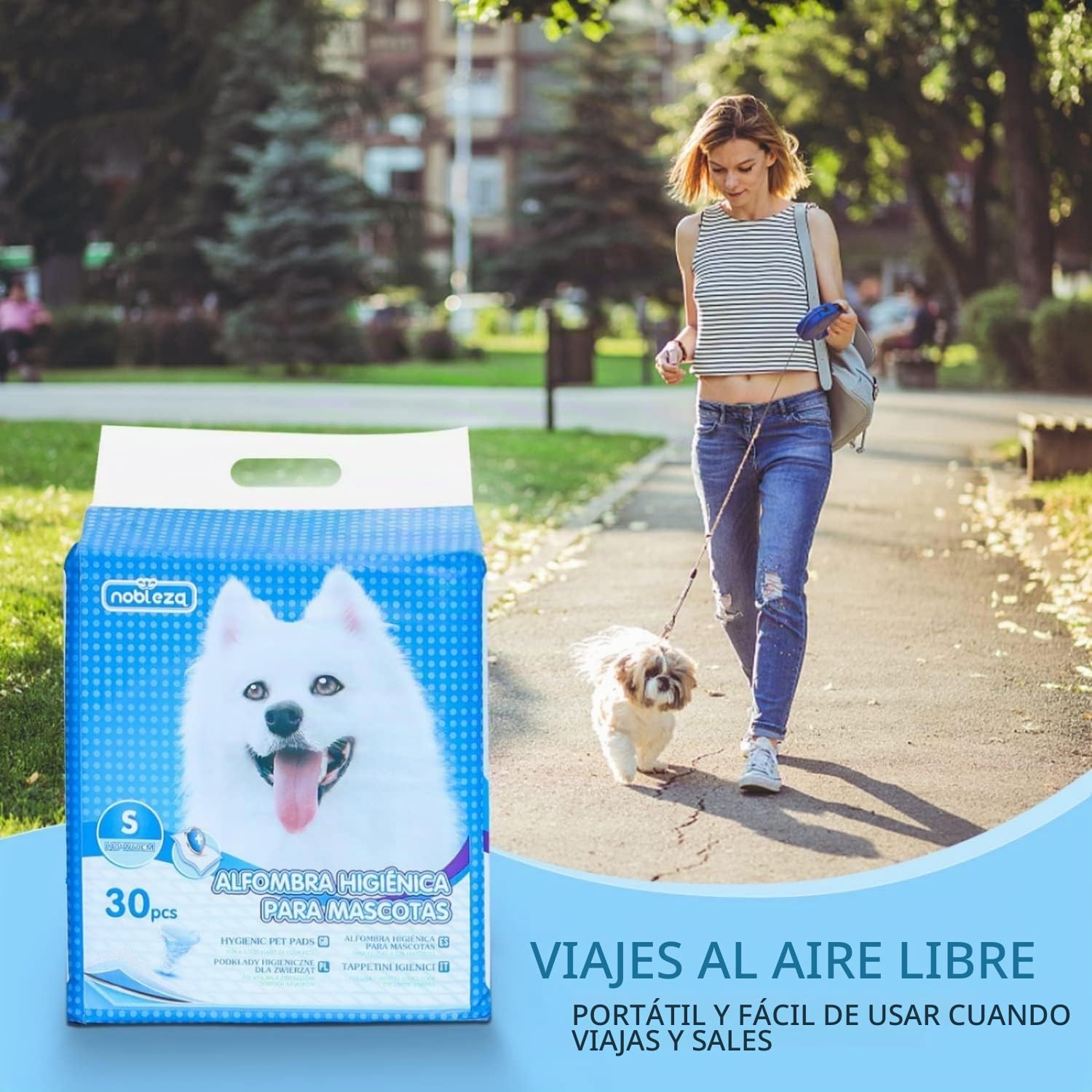 Nobleza 360 Unidades Empapadores Perros Alfombrilla higiénica de Entrenamiento para Perros Ultraabsorbente 40cm*60cm