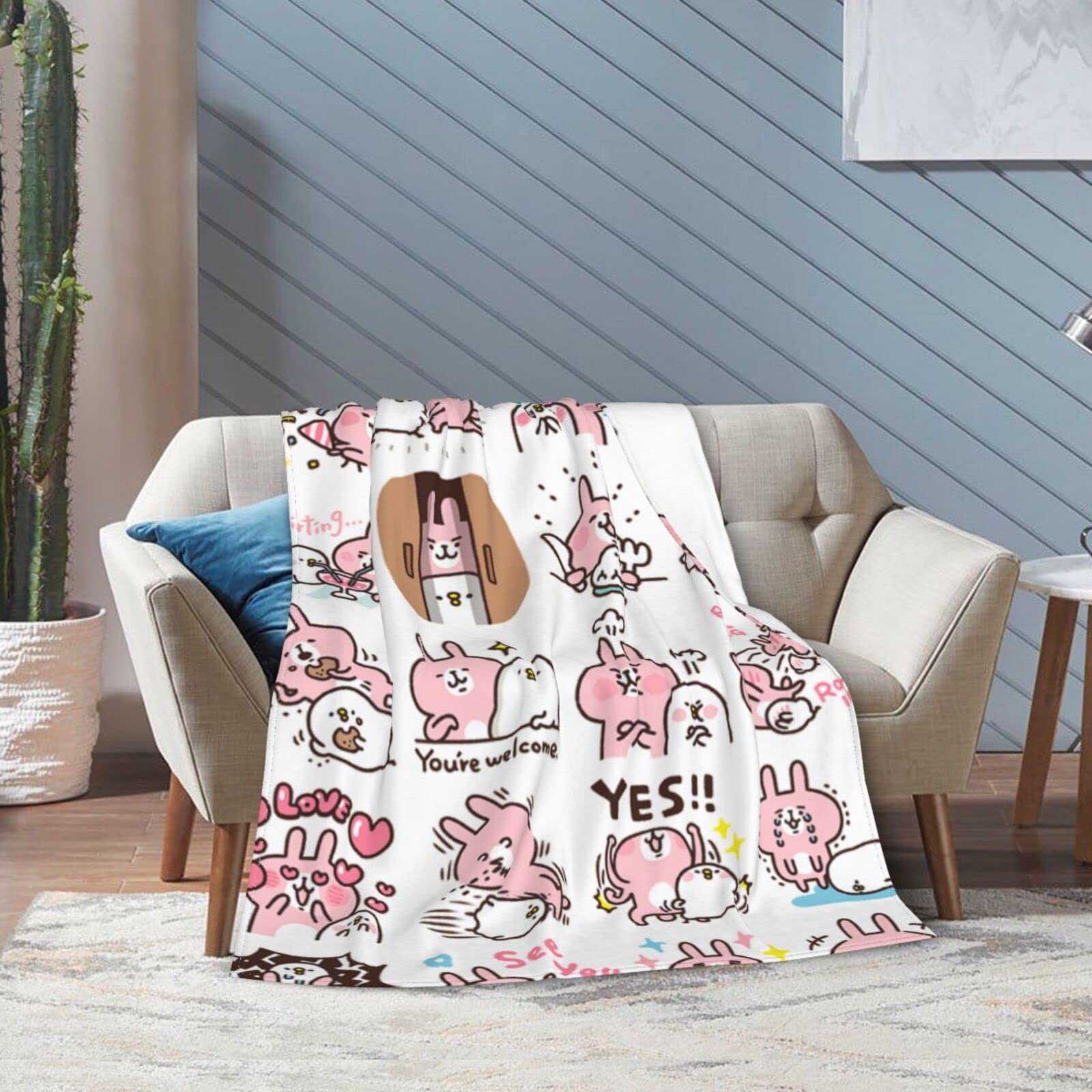 Amazon｜カナヘイの小動物 ブランケット フランネル柔らかいふわふわ
