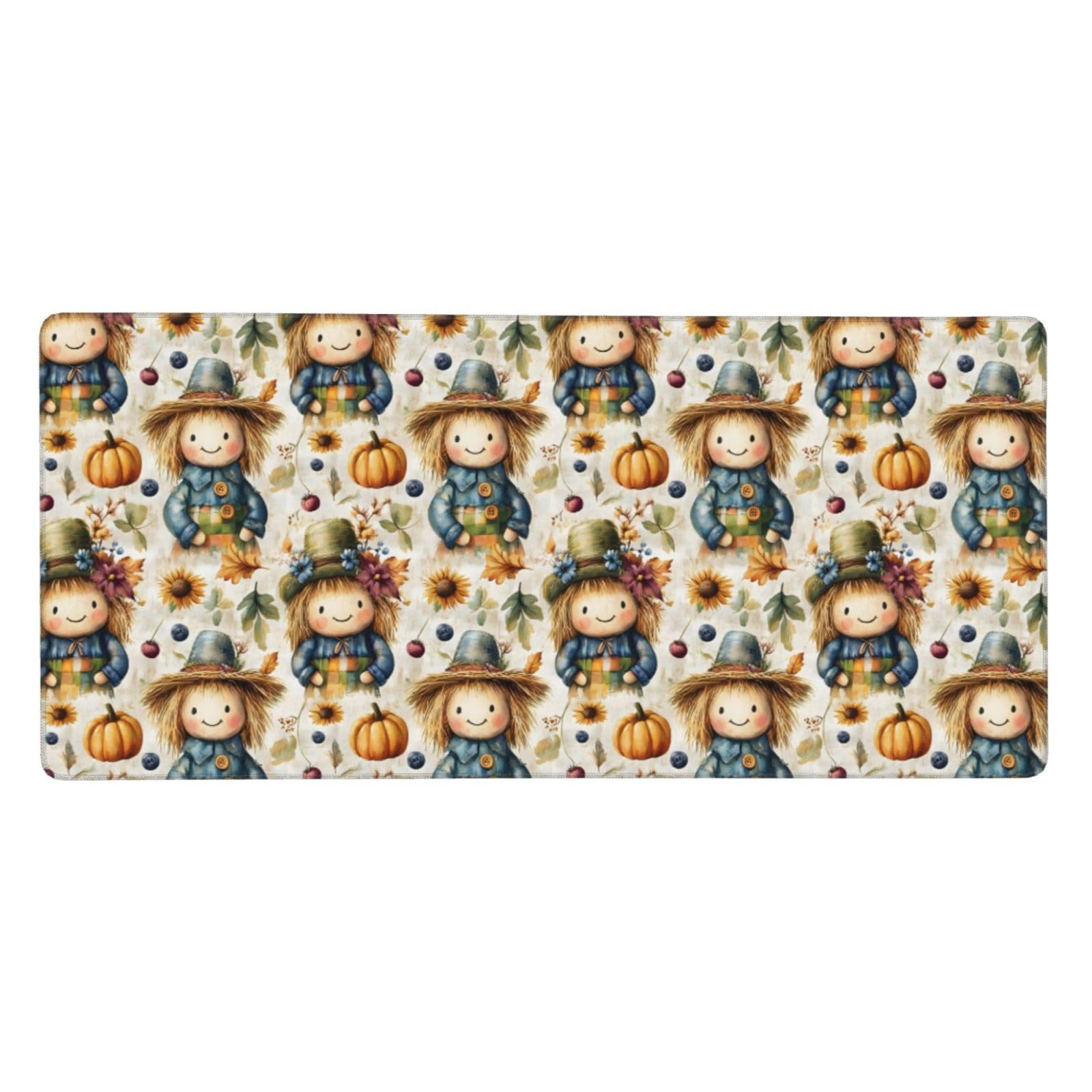 Grand tapis de souris de jeu antidérapant résout le manque d'espace pour clavier PC et souris de bureau - 8